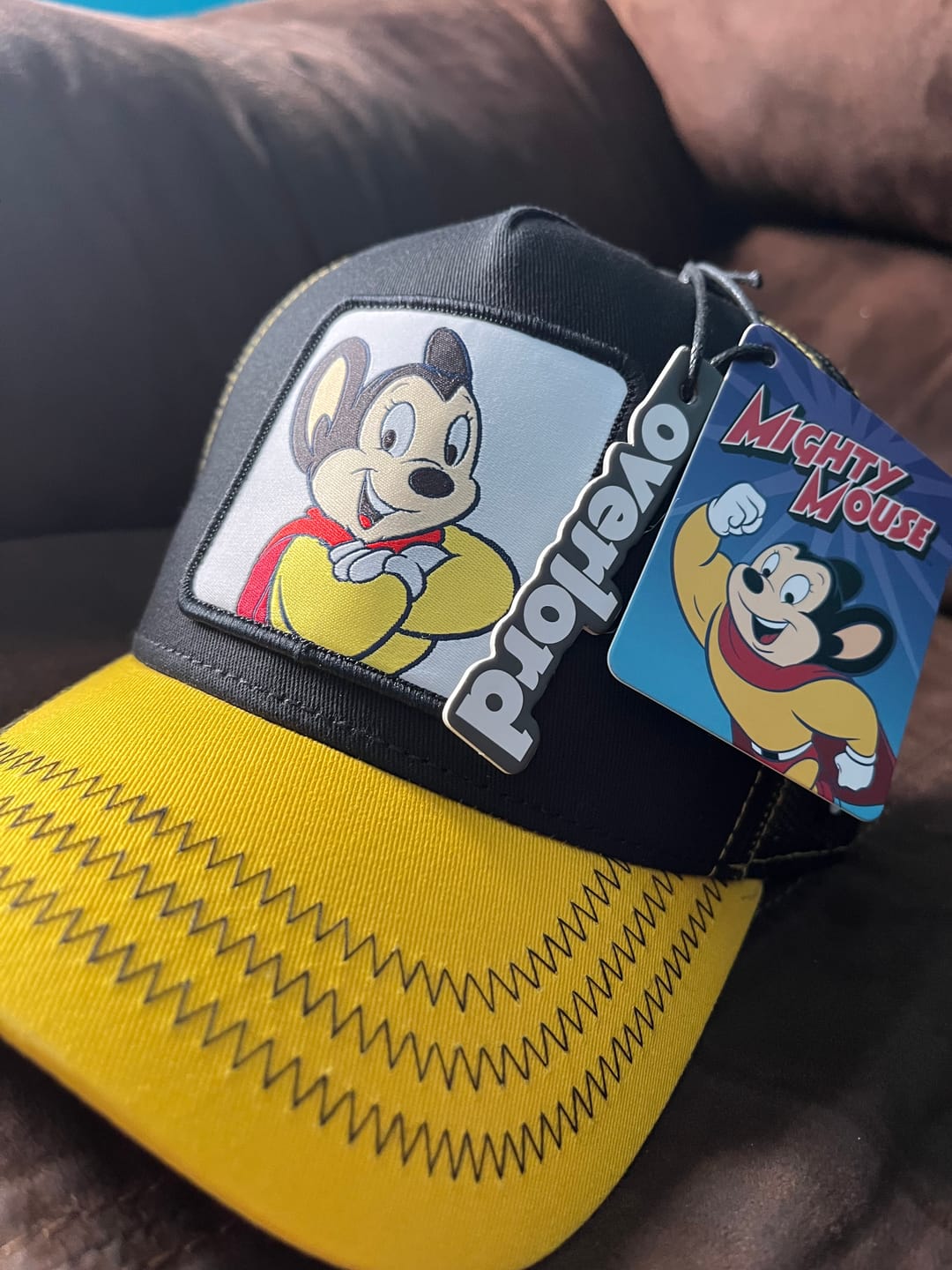 Customer photo review of OVERLORD X Mighty Mouse: Mighty Mouse Trucker Cap