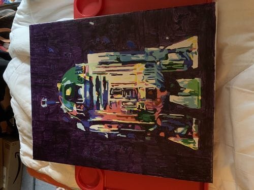 Customer photo review of Paint by Numbers Custom Kit