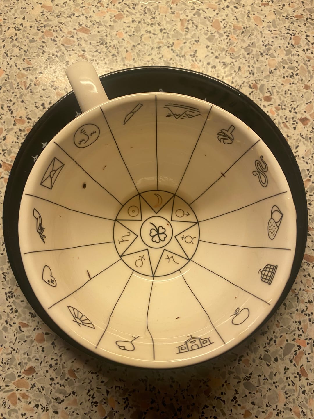 Customer photo review of Wahrsagerei-Teetasse