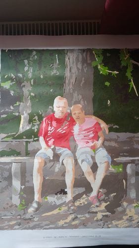 Customer photo review of Paint by Numbers Custom Kit