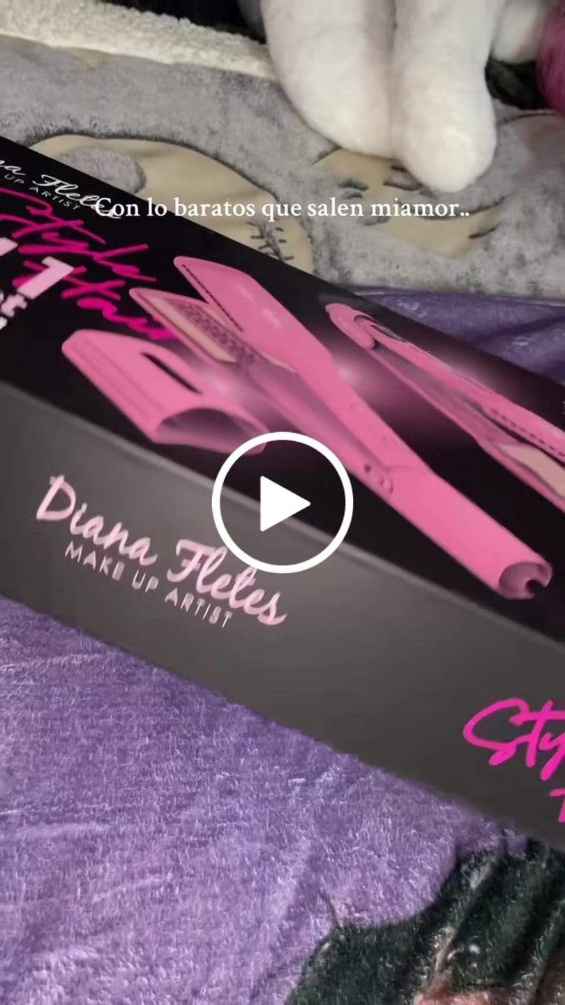 Customer video review of Set Plancha Profesional Infrared + Plancha 2 En 1 Para Cabello Mojado TITANIUM GALVANIZADO