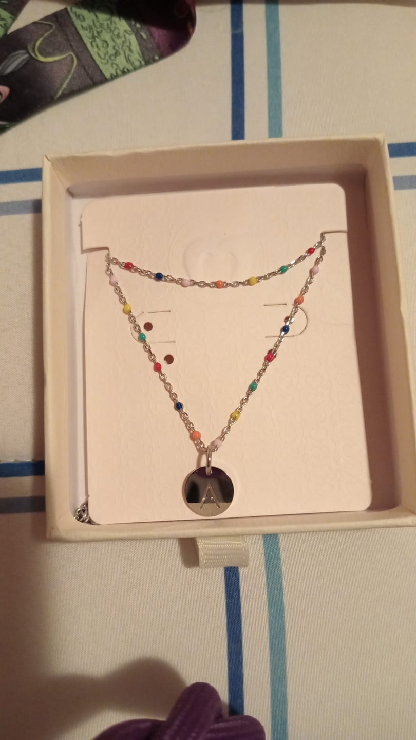Customer photo review of Collar Letras ABC