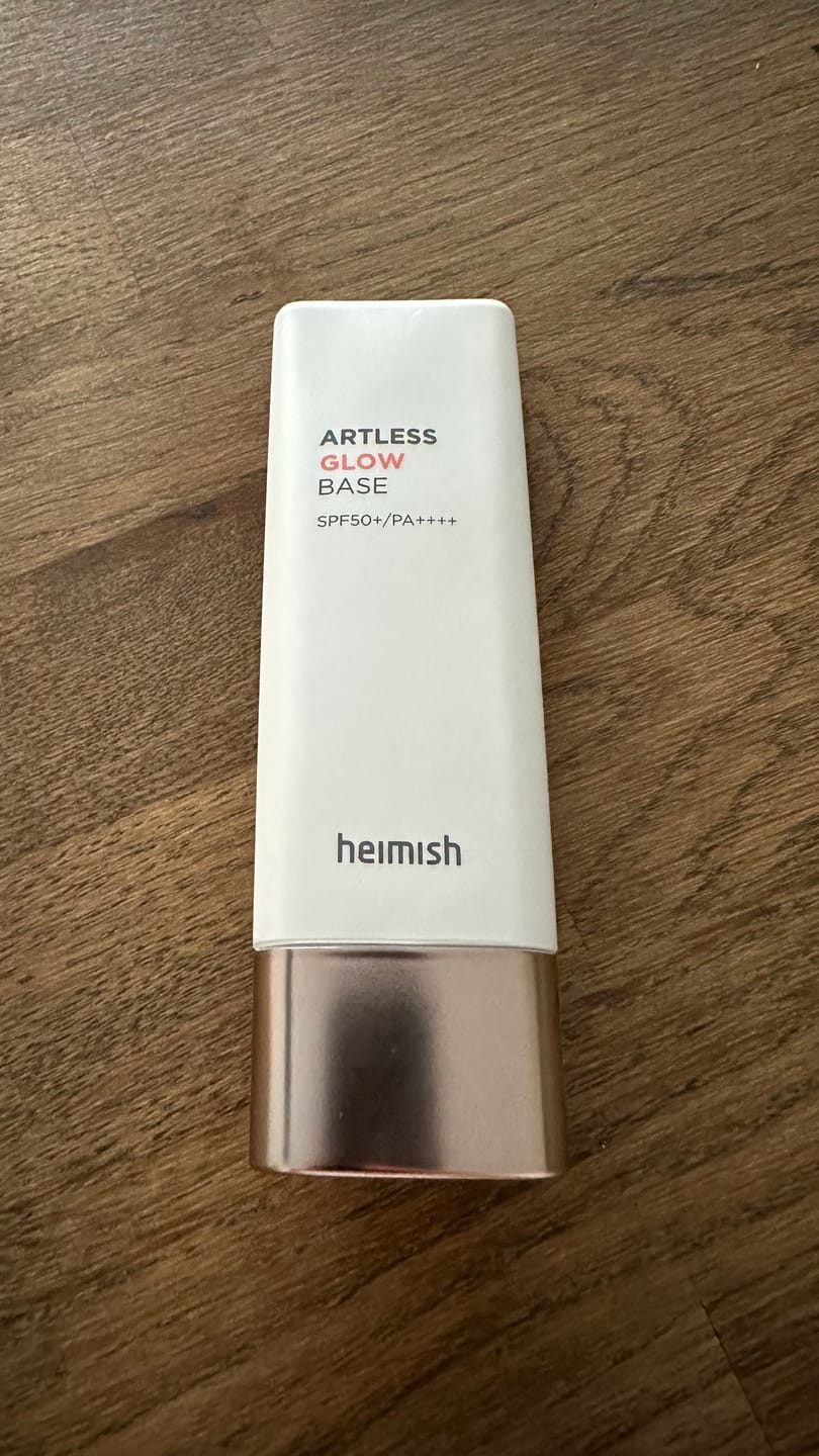 Customer photo review of Bāze pirms meikapa ar mirdzuma efektu Heimish Artless Glow Base SPF50+/PA+++