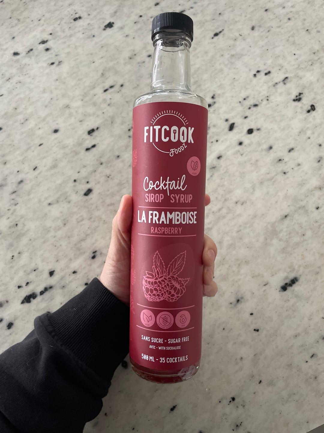 Customer photo review of Fitcook Foodz - Sirop Cocktail 500ml