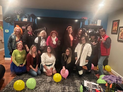 Customer photo review of 1980s Murder Mystery Game Kit