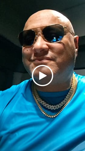 Customer video review of 2-Row 15MM Moissanite Cuban Link Chain 14K Gold