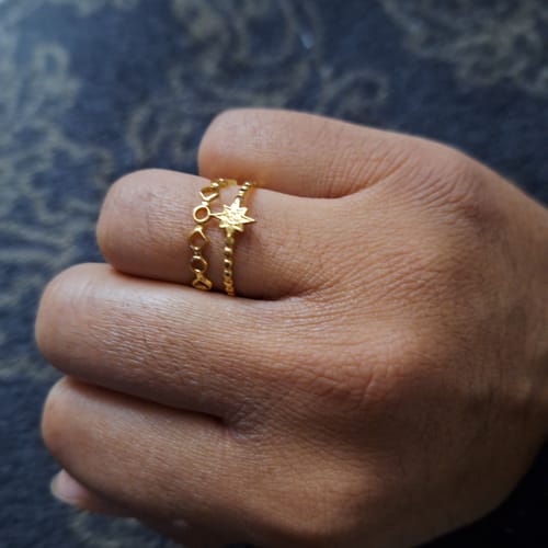 Customer photo review of Anillo Ajustable Star