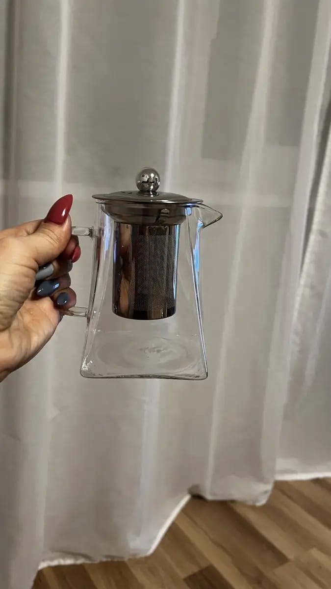 Customer photo review of Théière en Verre avec Filtre Pratique