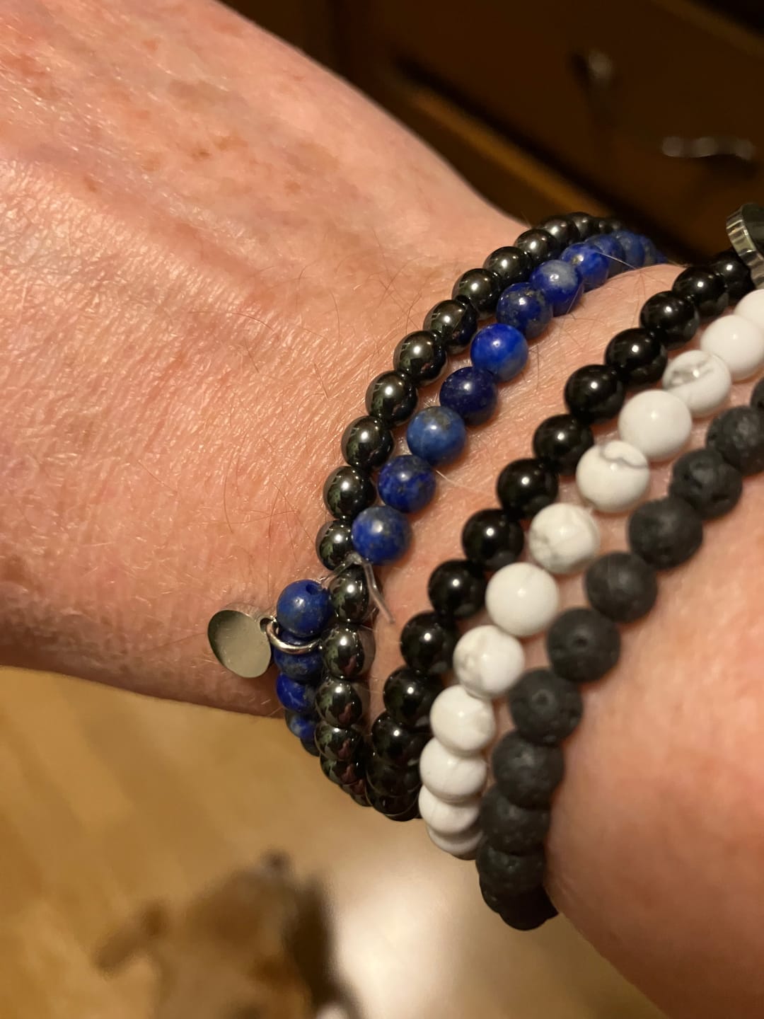 Customer photo review of Lapis Lazuli Bracelet Mini