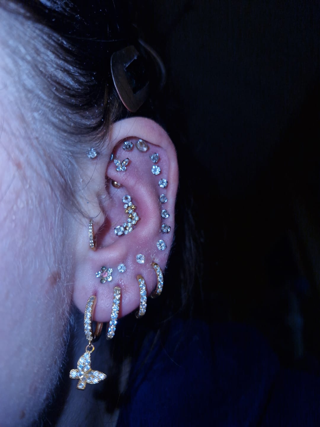 Customer photo review of Klara Set Ohrringe | 18K vergoldet
