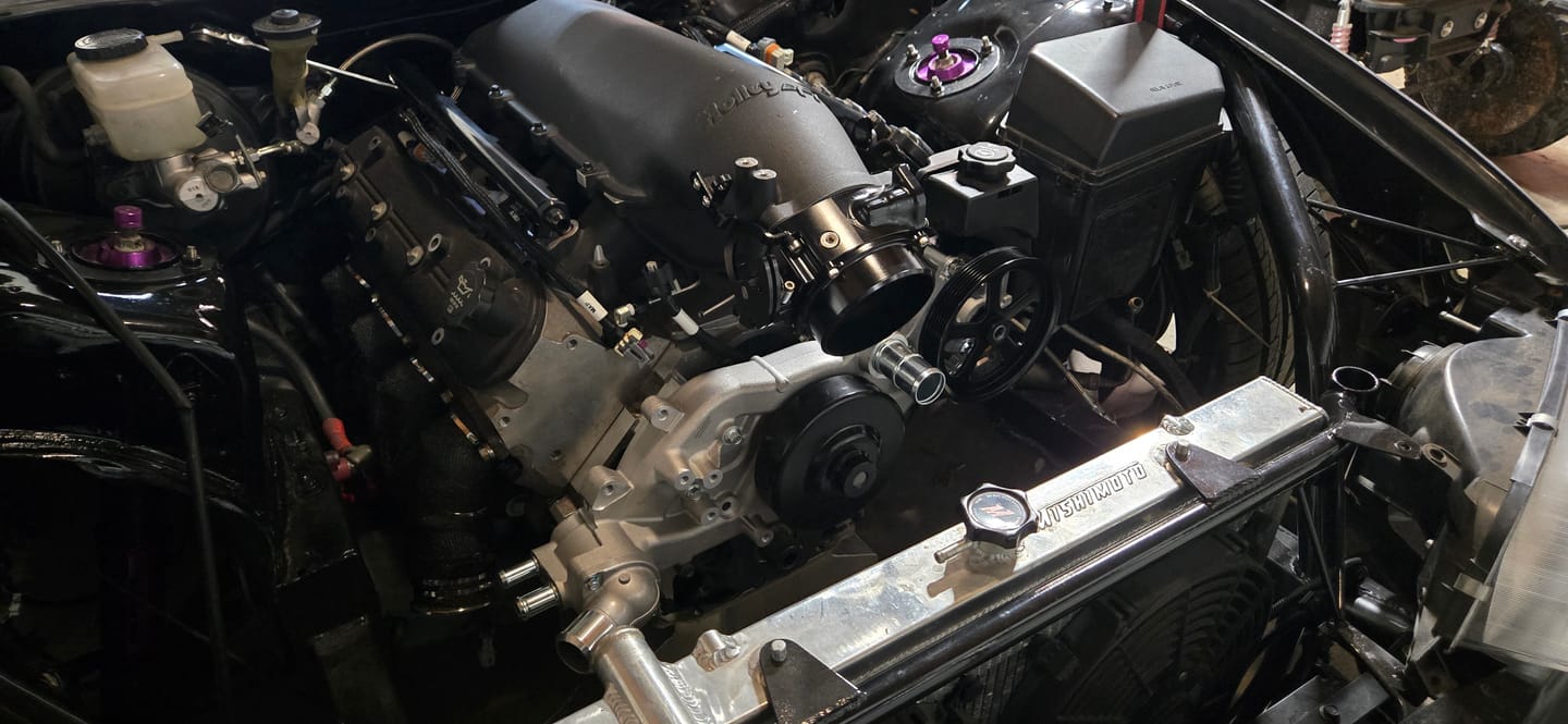 Customer photo review of ICON 102/105mm Cable Drive Throttle Body (Black) w/ Interchangeable Connection