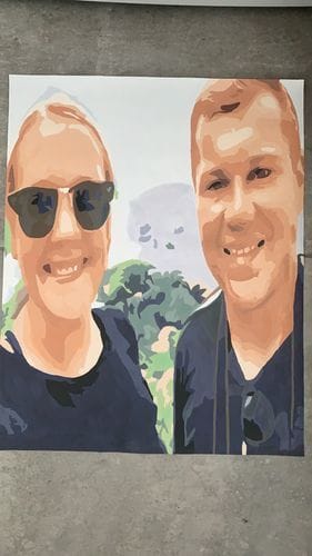 Customer photo review of Paint by Numbers Custom Kit