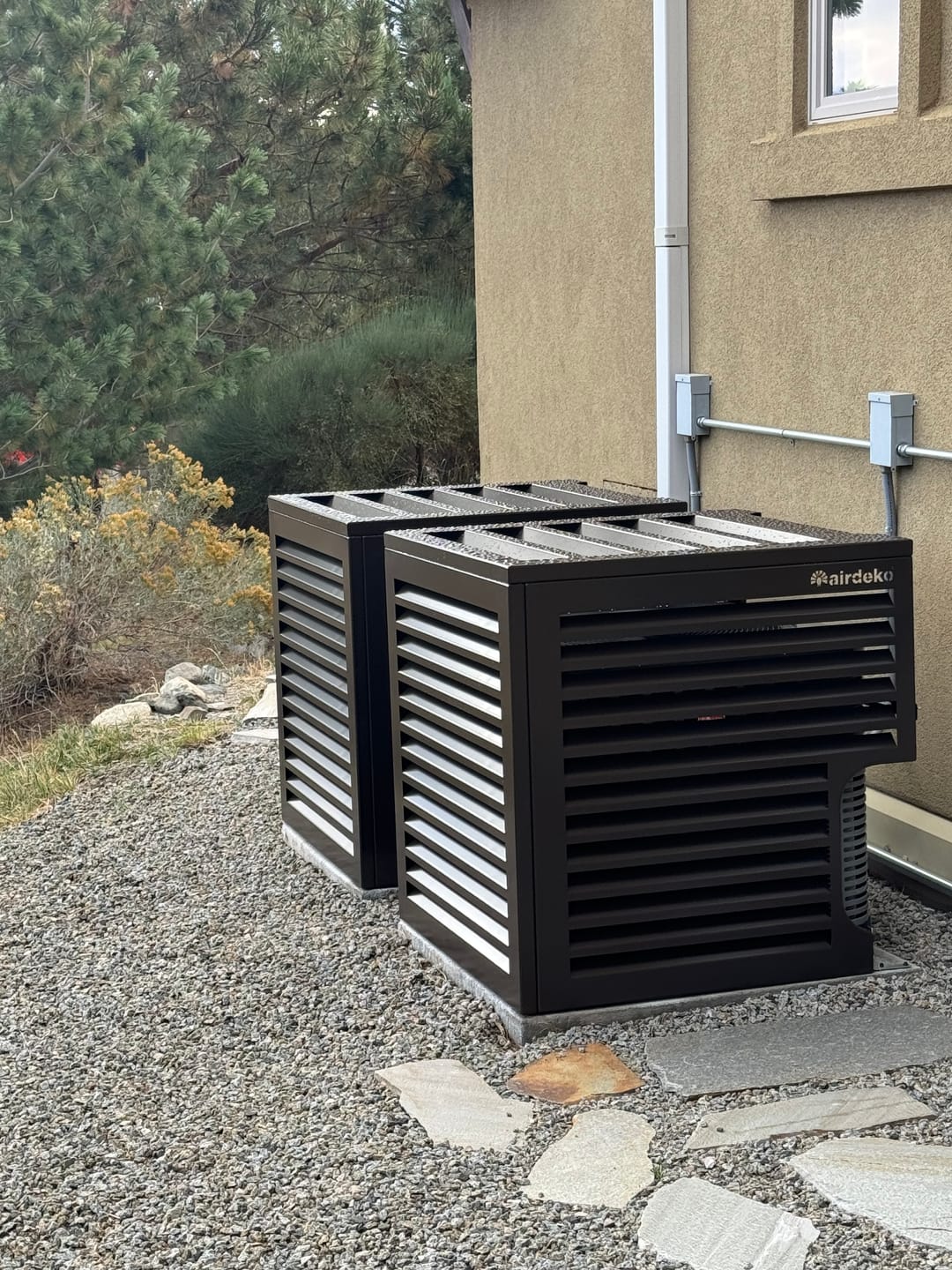 Customer photo review of Central AC Cover - Bronze