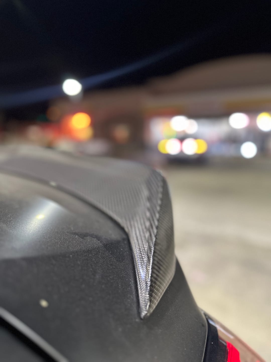 Customer photo review of Pre-Order 2022-2024 Cadillac CT5-V Blackwing Gloss Carbon Fiber Rear Spoiler