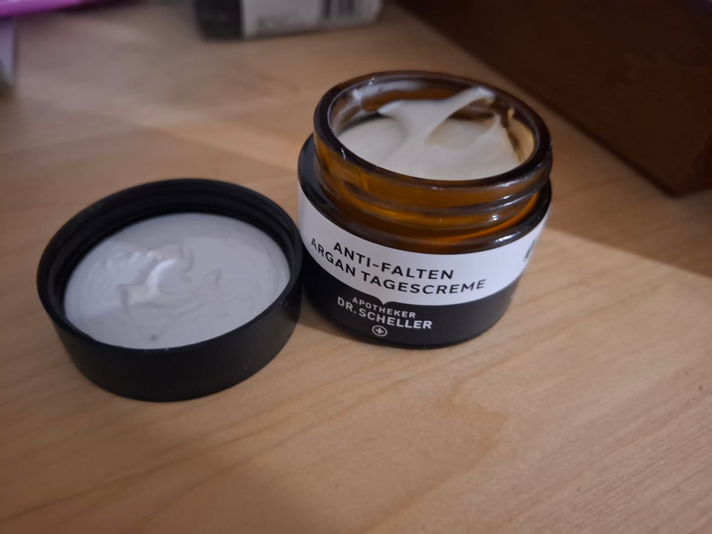 Customer photo review of ANTI-FALTEN ARGAN TAGESCREME