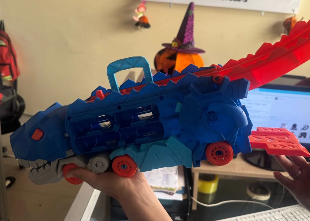 Customer photo review of 3-in-1 Renntruck für Kinder - T-Rex Transporter