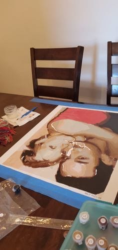 Customer photo review of Paint by Numbers Custom Kit