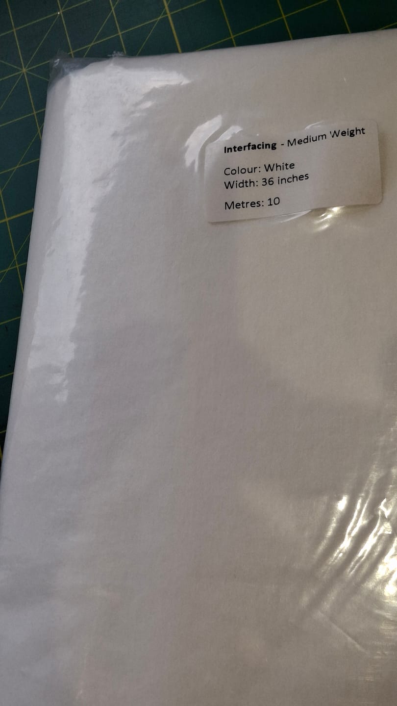 Customer photo review of Iron on Interfacing - Medium Weight - 90p per metre!