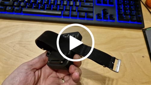 Customer video review of Black Nylon Watch Strap