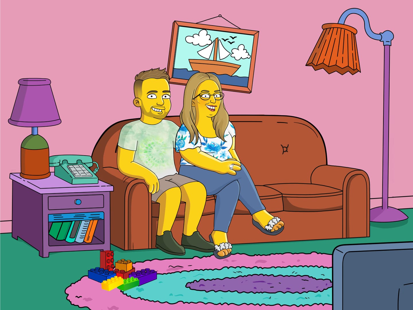 Customer photo review of 'The Simpsons' Custom Portrait