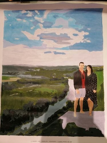 Customer photo review of Paint by Numbers Custom Kit