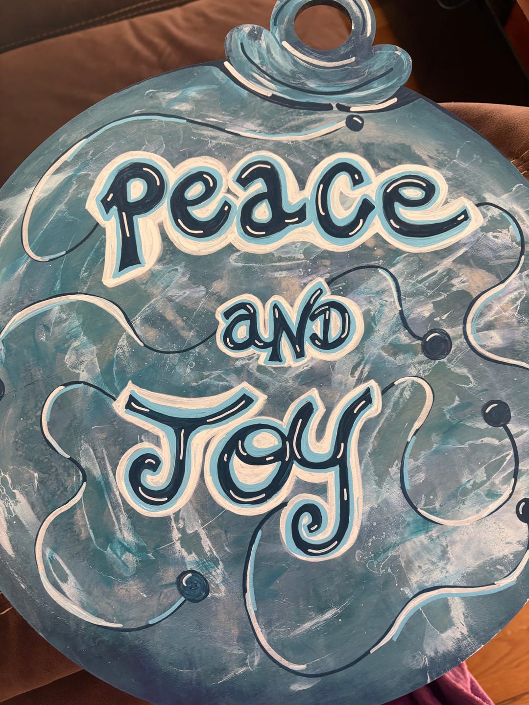 Customer photo review of Unfinished Wood Christmas Ornament Shape - Craft - up to 36" DIY