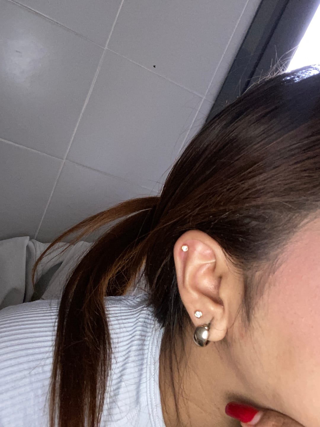 Customer photo review of Pendientes Pin