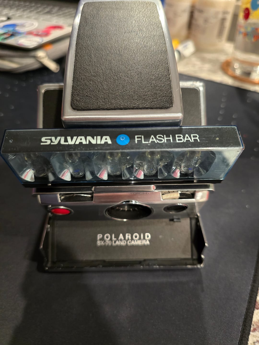 Customer photo review of Flash Bar for Polaroid SX-70 Cameras
