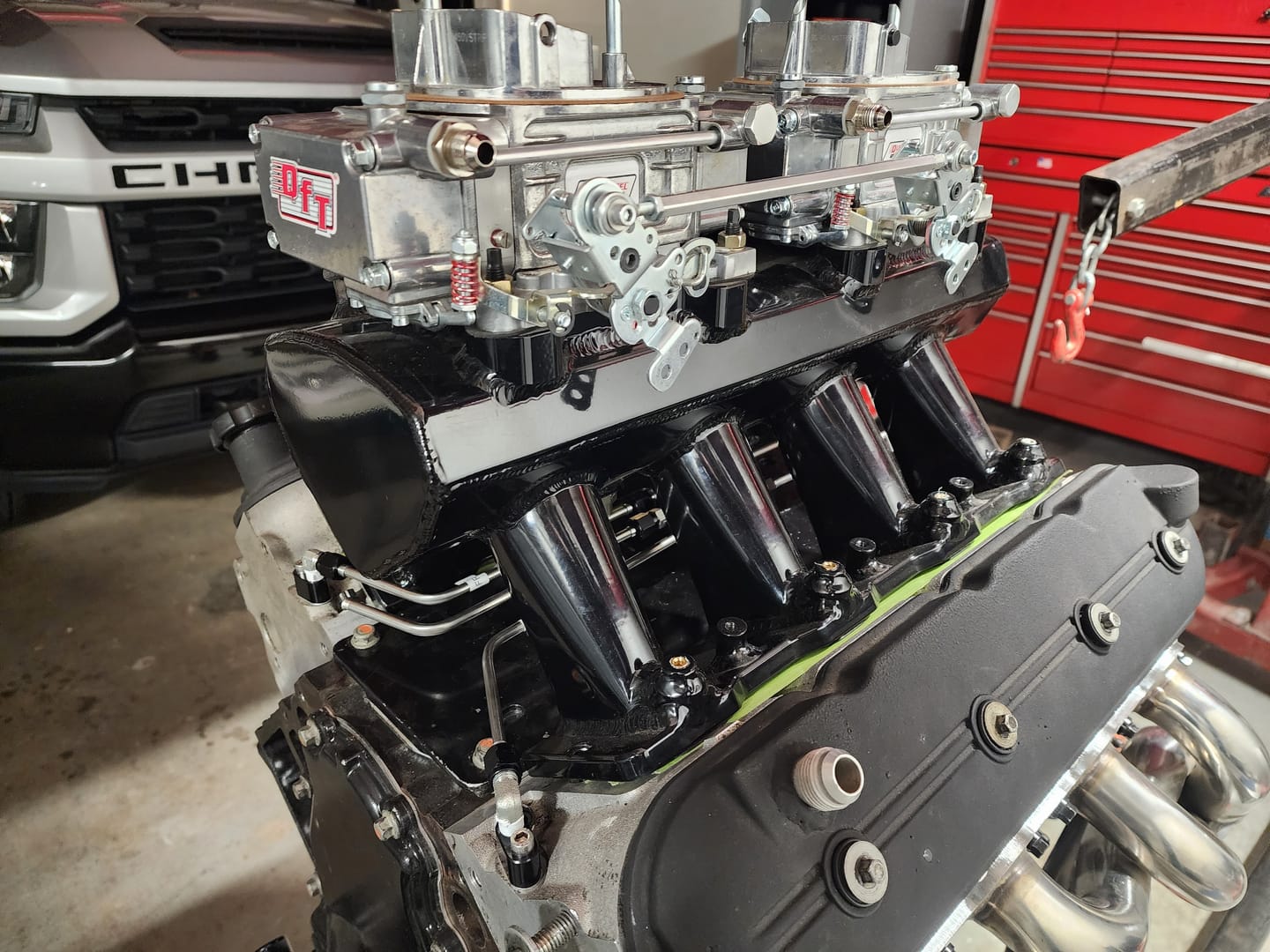 Customer photo review of Motion Raceworks LS Stainless Coolant Crossover Steel Steam Vent Kit 10-10005