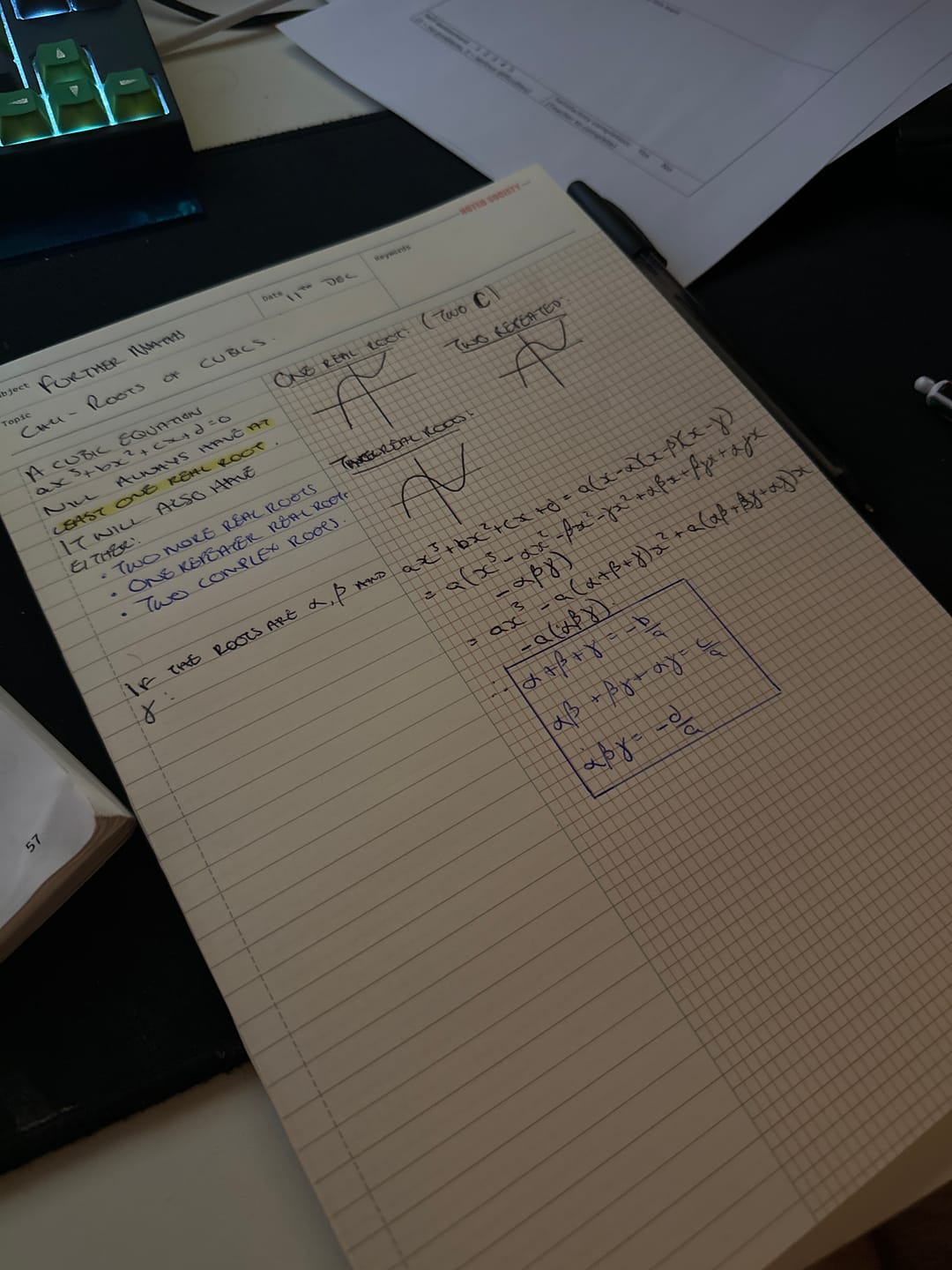 Customer photo review of Cornell Notes Notepad