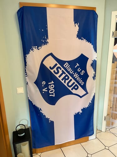 Customer photo review of Fahne inkl. Druck