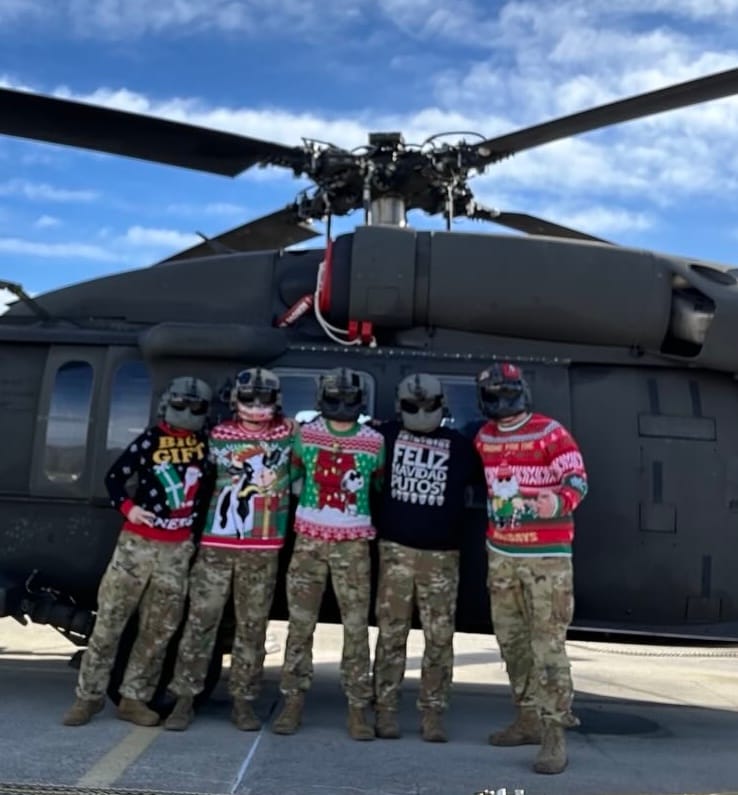 Customer photo review of Feliz Navidad Putos OG Navidad Sweatshirt