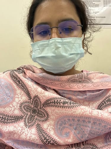 Customer photo review of Pashtush Womens Stole, Soft Silky Nalki Embroidery Needlework Stole, Light Pink