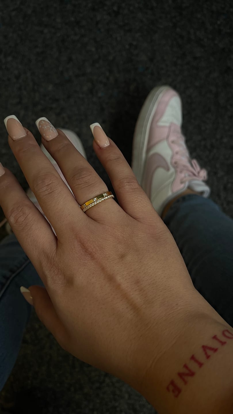 Customer photo review of Shine Ring | 18K vergoldet