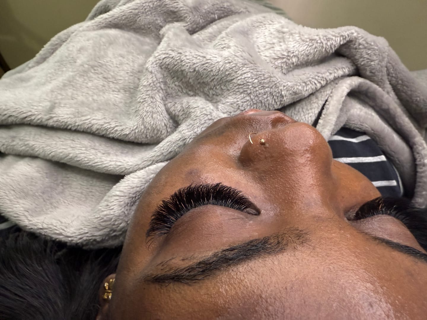 Customer photo review of Premium Eyelash Extensions 0.03mm
