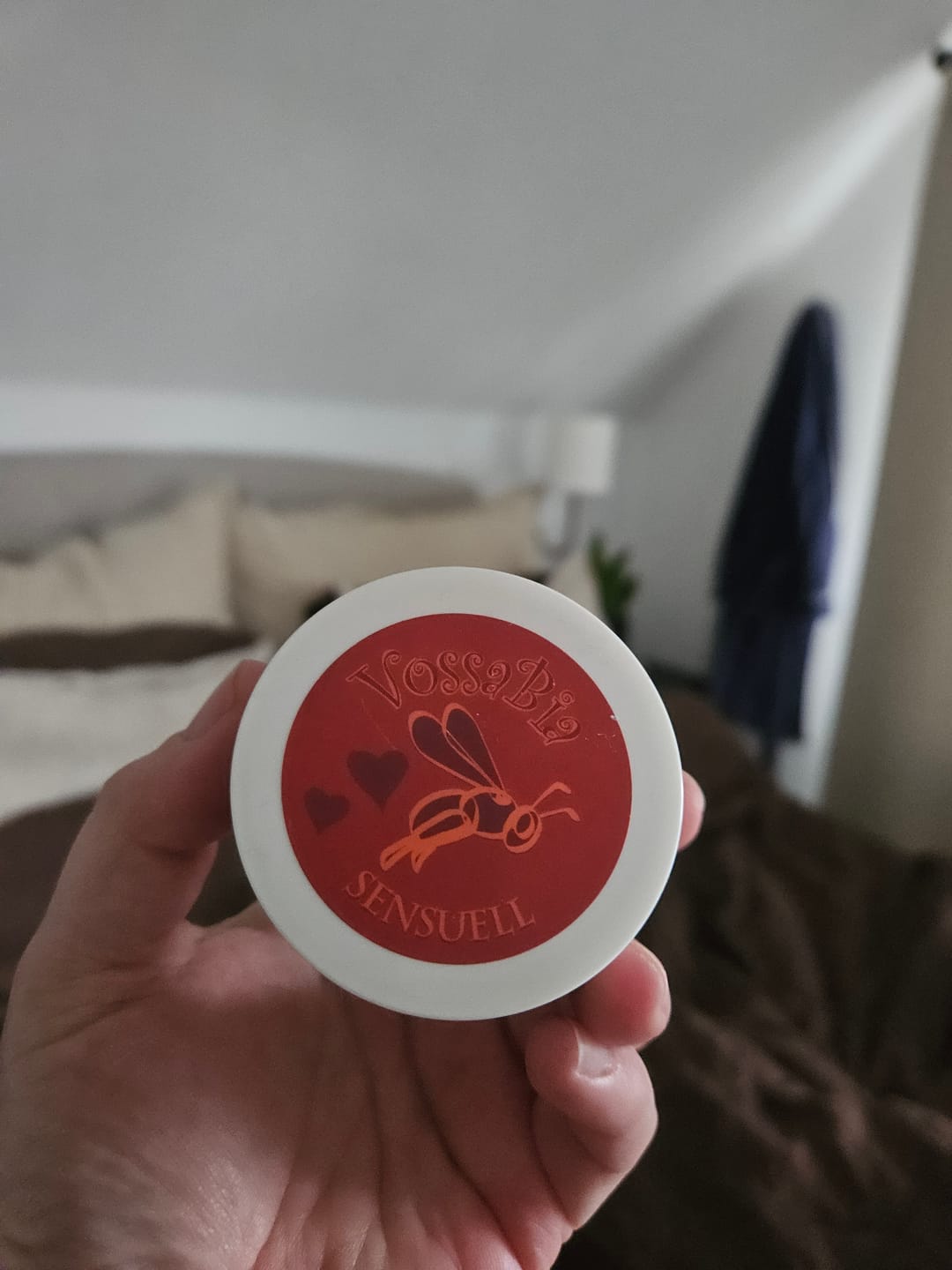 Reseña fotográfica de un cliente sobre la pomada Sensuell