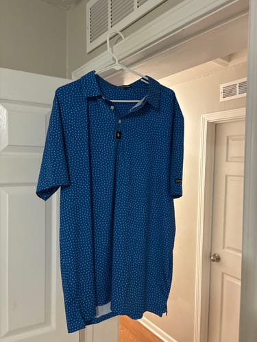 Customer photo review of Polka Dots - Blue/White