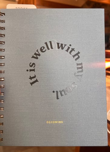 Customer photo review of It Is Well With My Soul Decal