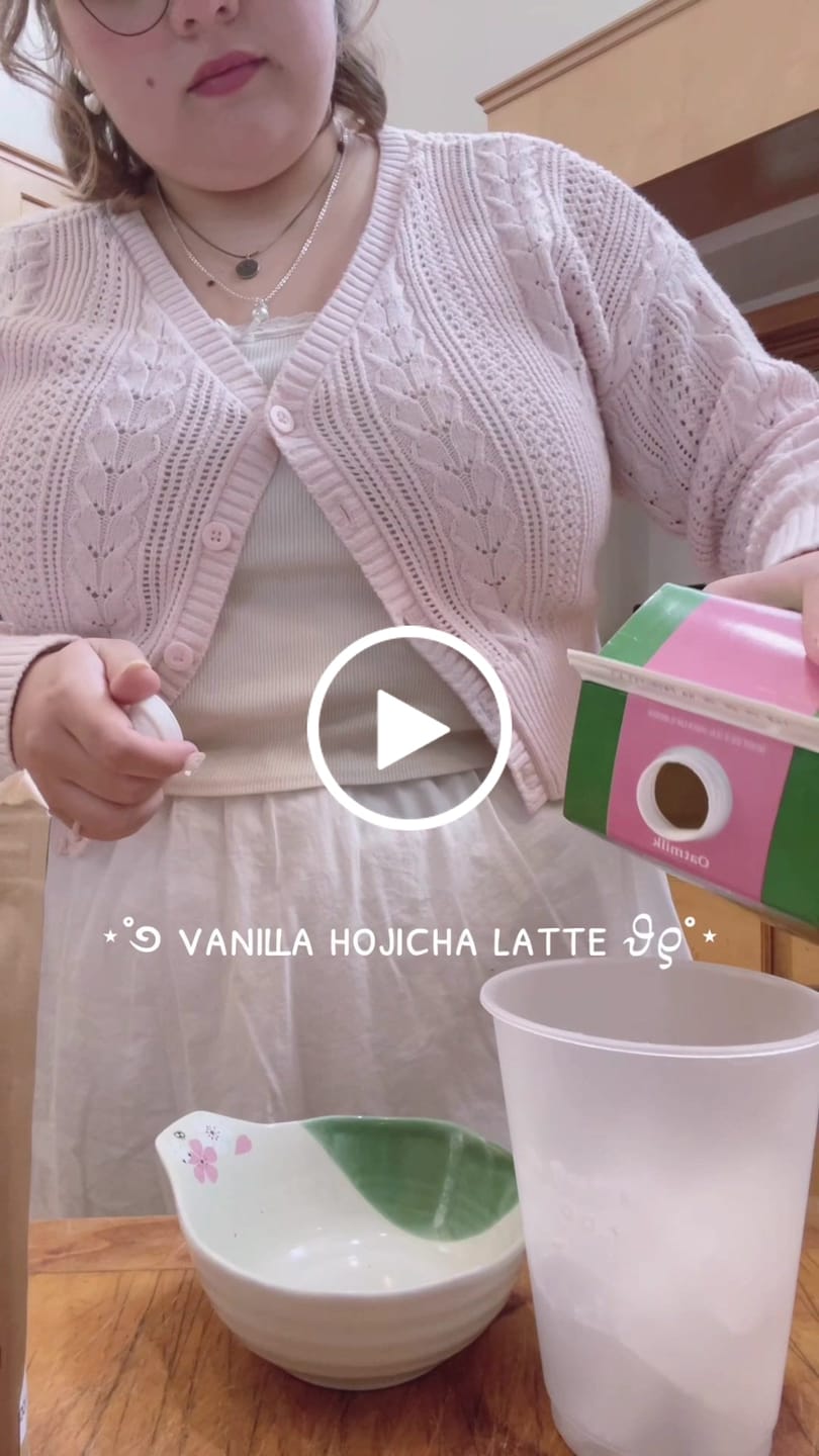 Customer video review of Hojicha Powder