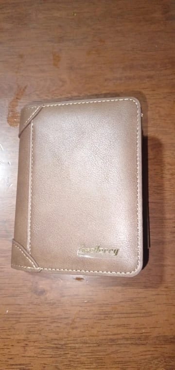 Customer photo review of PU Leather Wallets Zipper Card Holder With Coin Pocket And Multiple Card Slots — Black | KIMLUD