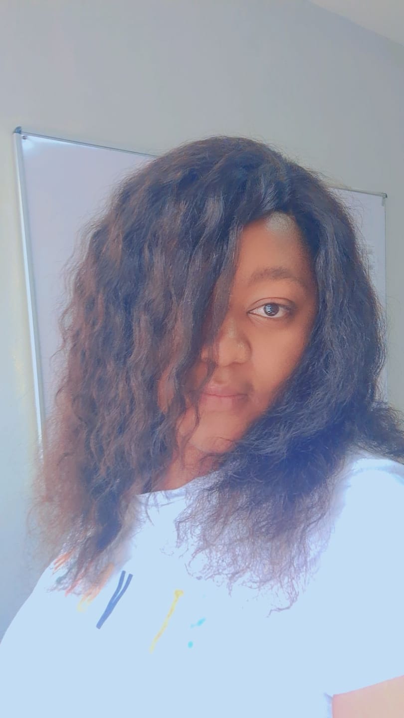 Customer photo review of Deep Curly 4 X 4 Closure 16 inch Wig