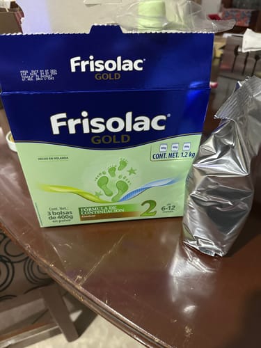 Customer photo review of Frisolac Gold 2 (6-12 Meses) 3 Pack 3.6 Kg