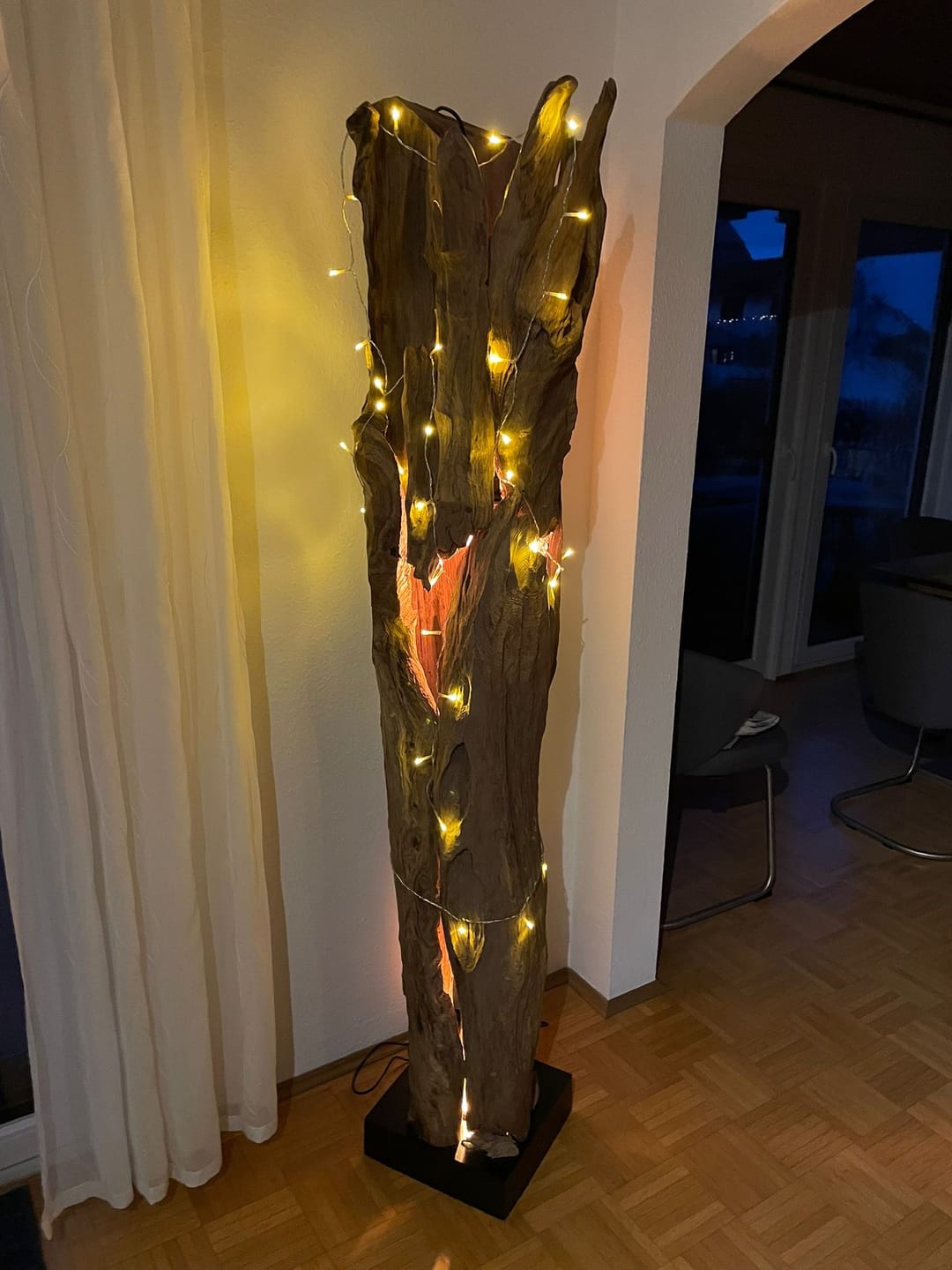 Customer photo review of Teakholz Stehlampe ALMA | Höhe 180 cm