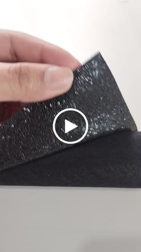 Customer video review of SHINE GLITTER 0,8MM COM FUNDO SPUN COR PRETO