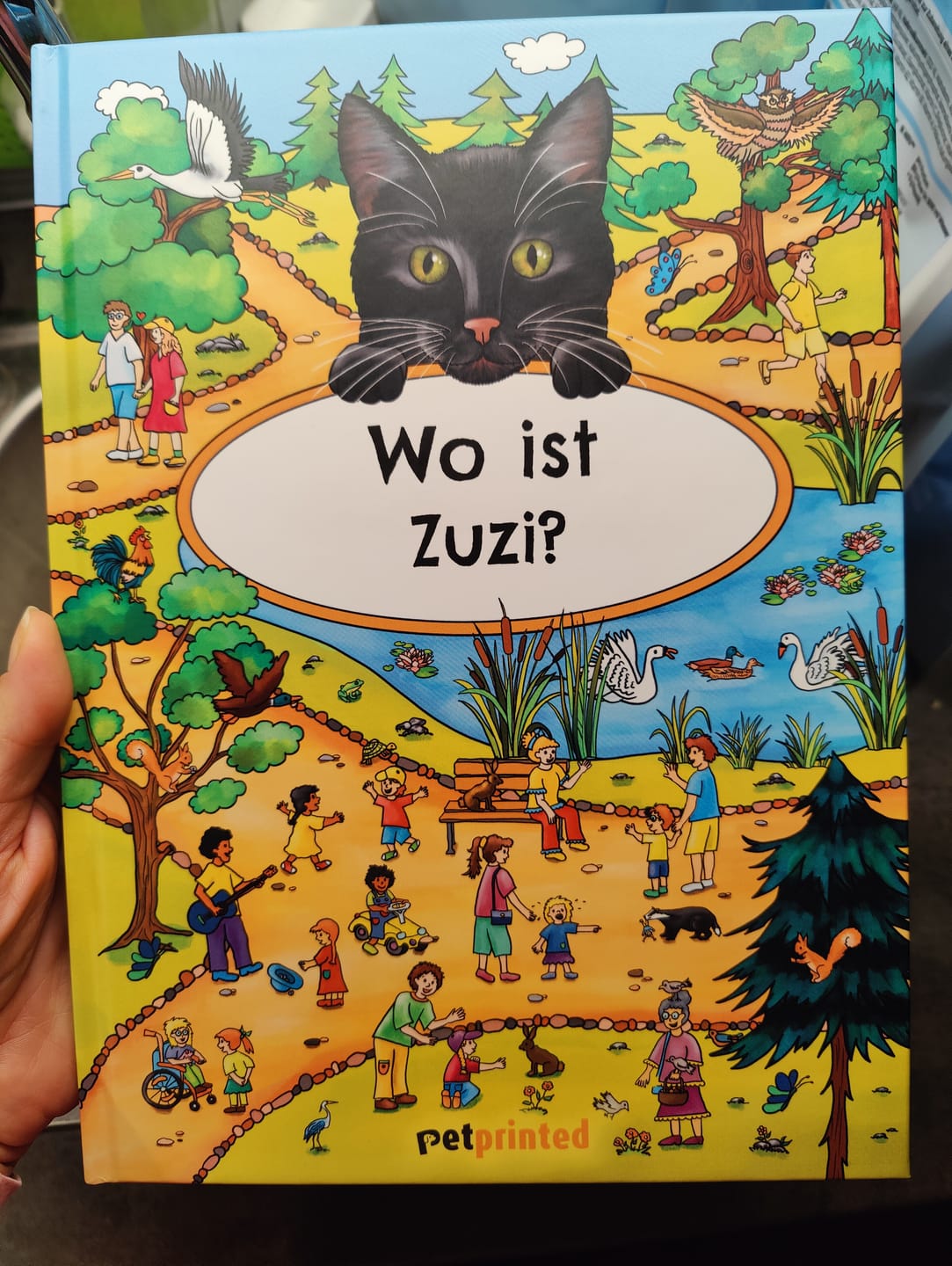 Customer photo review of Wo bist du? - Personalisiertes Katzen-Wimmelbuch