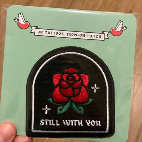 Customer photo review of Still With You Iron-On Patch