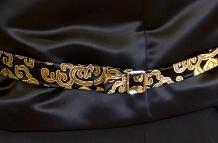 Customer photo review of Plain Duchess Satin Fabric
