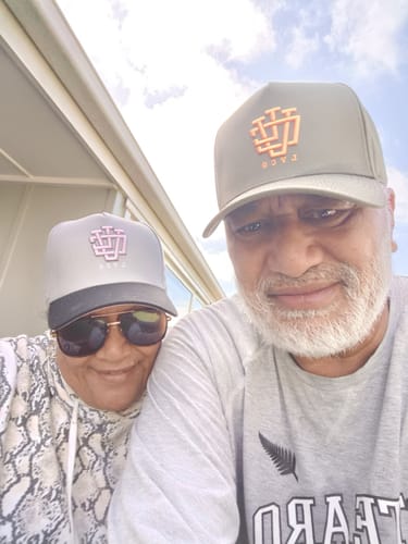 Customer photo review of LVCO "Khaki Blaze" A-Frame Snapback