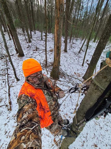 Customer photo review of Men's Cedar Branch Insulated Waterproof Bibs