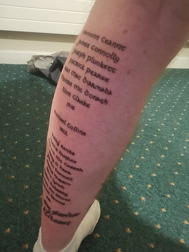Customer photo review of TattooNumbx Numbing Cream